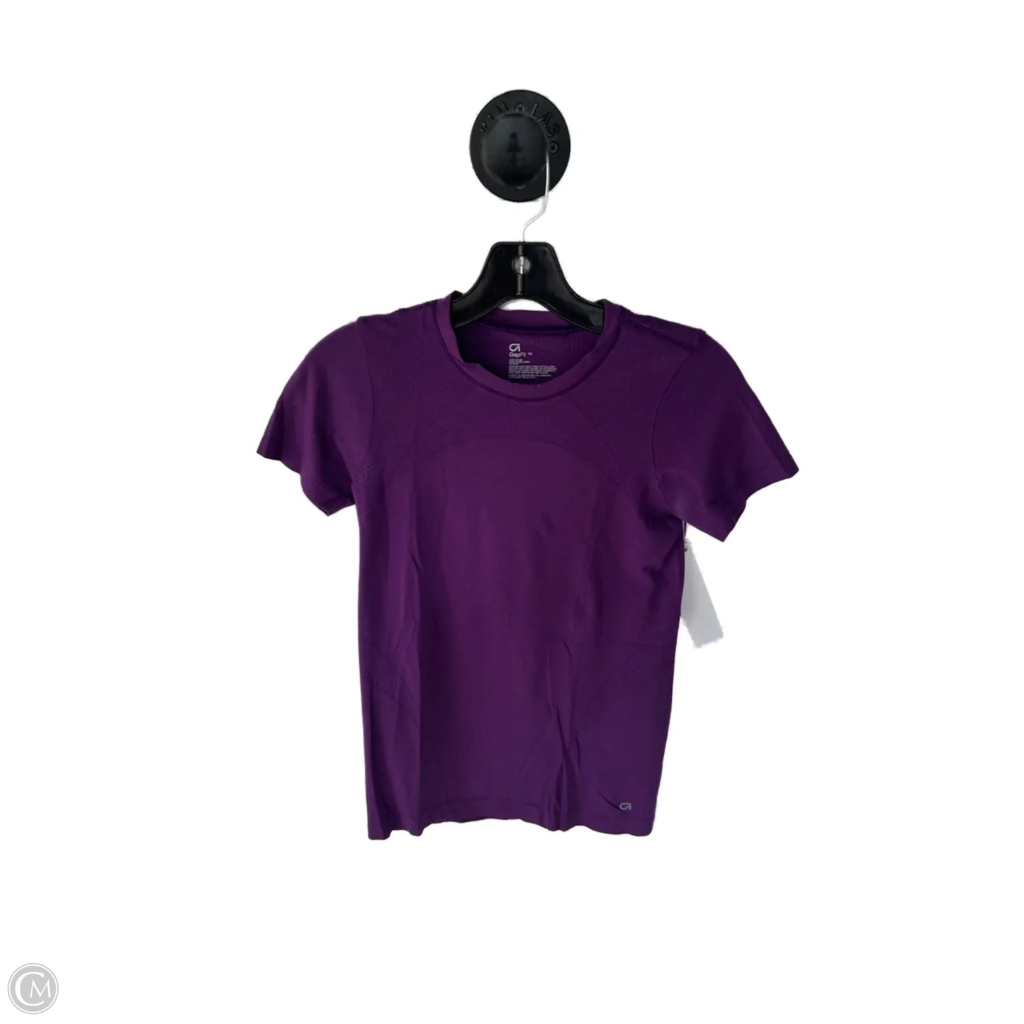 Athletic Top Short Sleeve By Gapfit In Purple, Size: Xs