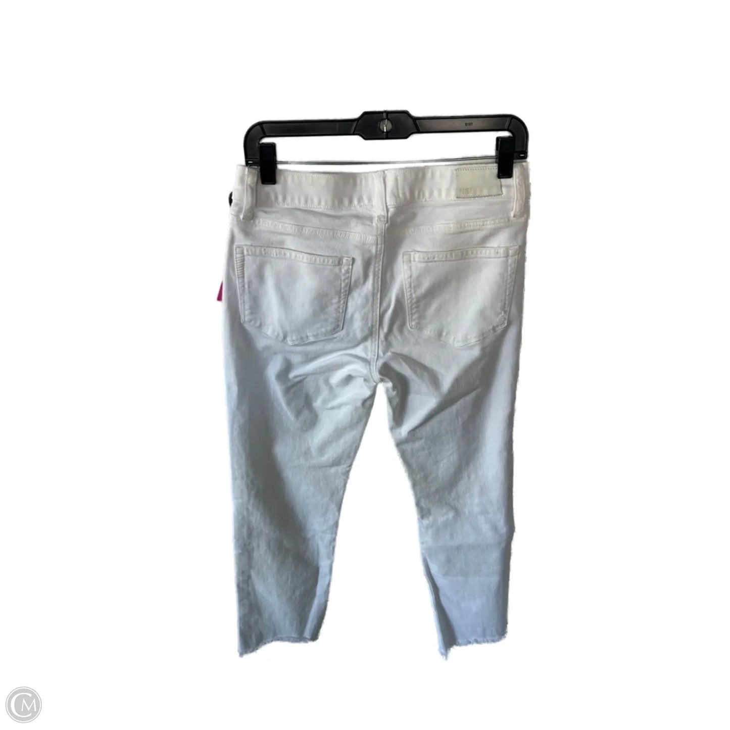 Jeans Straight By Paige In White, Size: 4