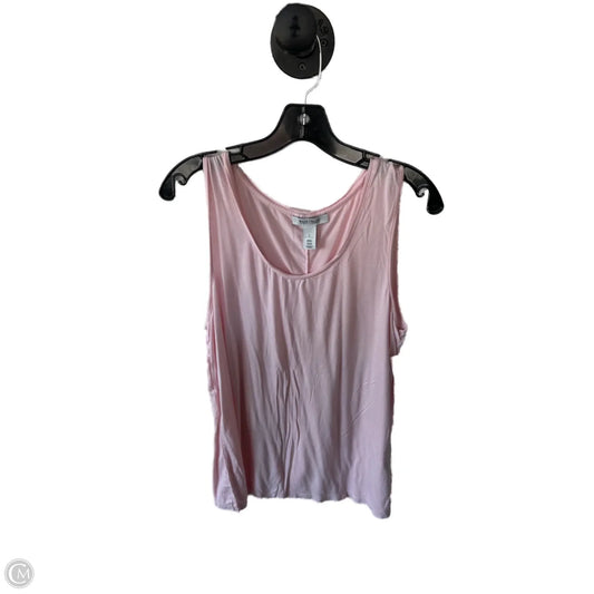 Top Sleeveless Basic By White House Black Market In Pink, Size: L