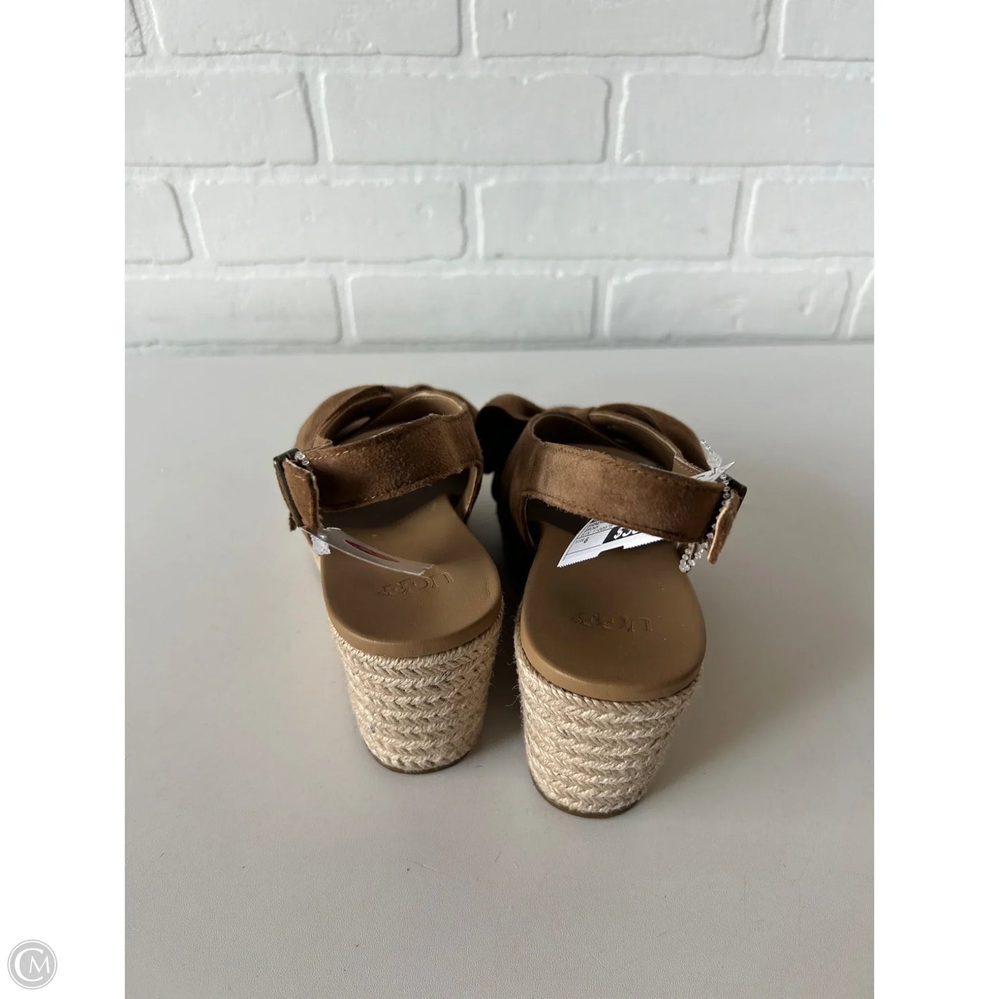 Sandals Designer By Ugg In Brown, Size: 6