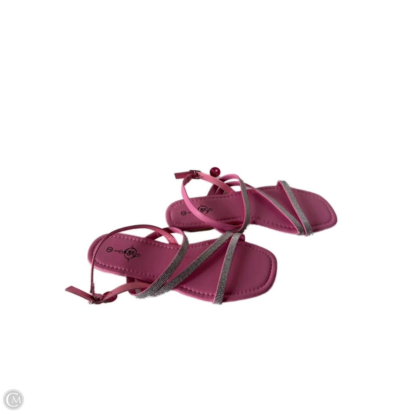 Sandals Flats By Clothes Mentor In Pink, Size: 9