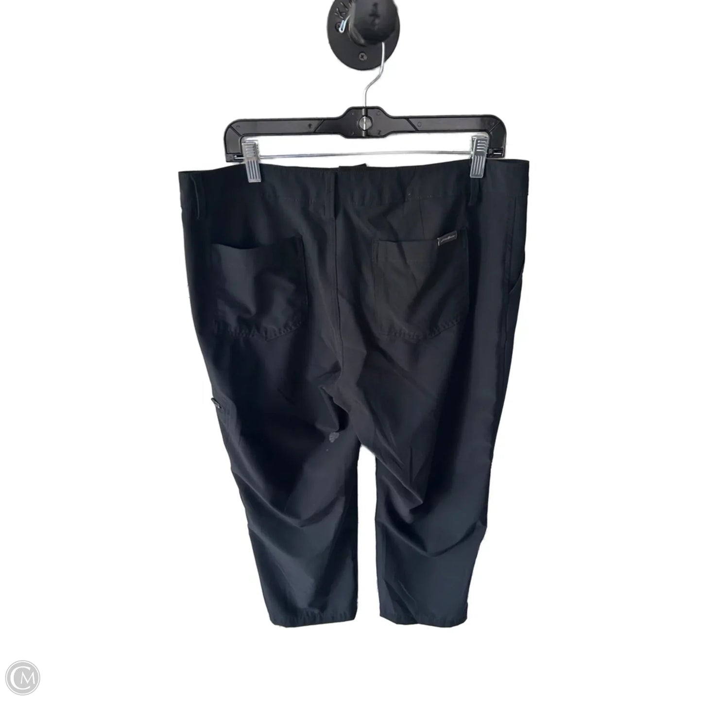 Pants Cropped By Eddie Bauer In Black, Size: 12