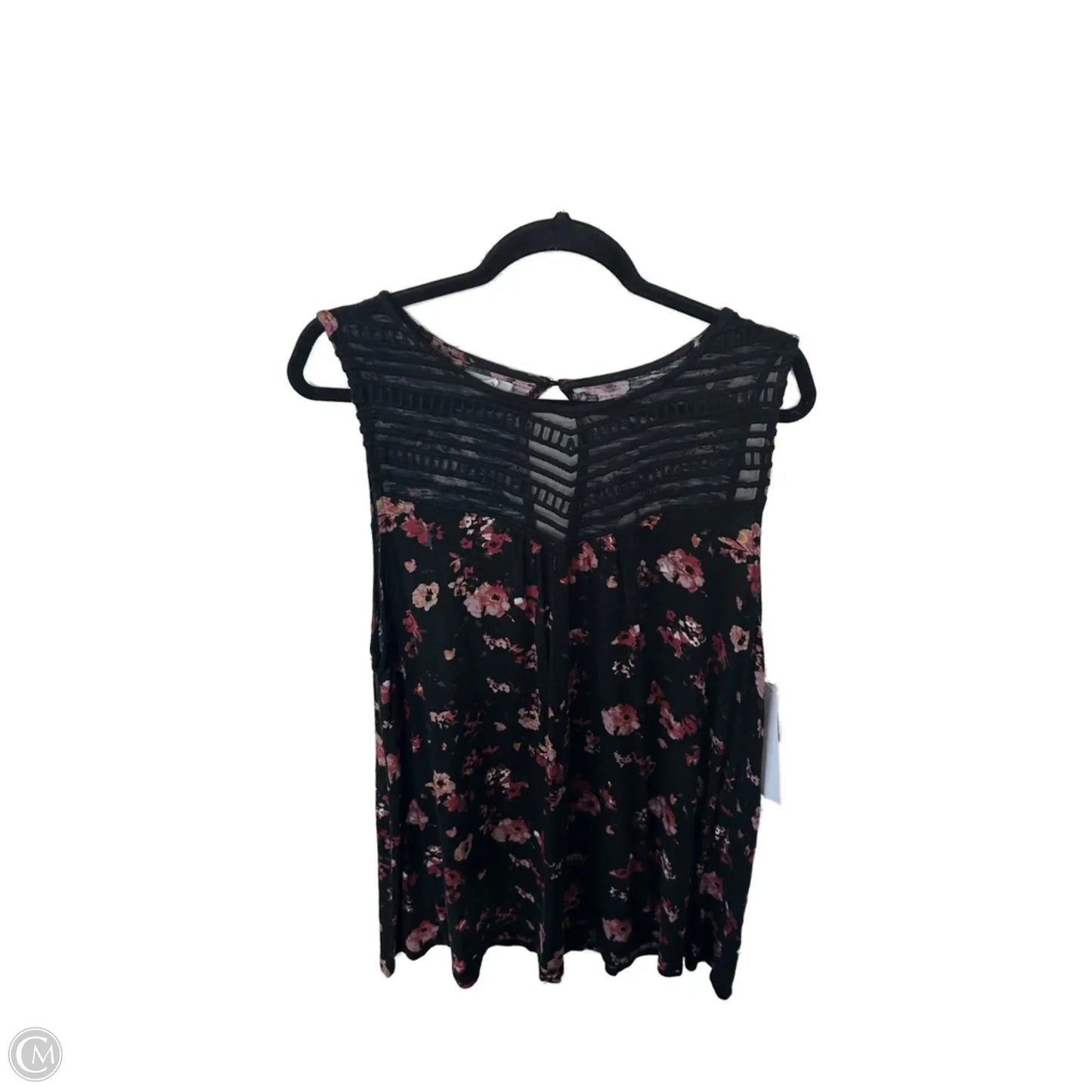 Top Sleeveless By Maurices In Black & Red, Size: 2x