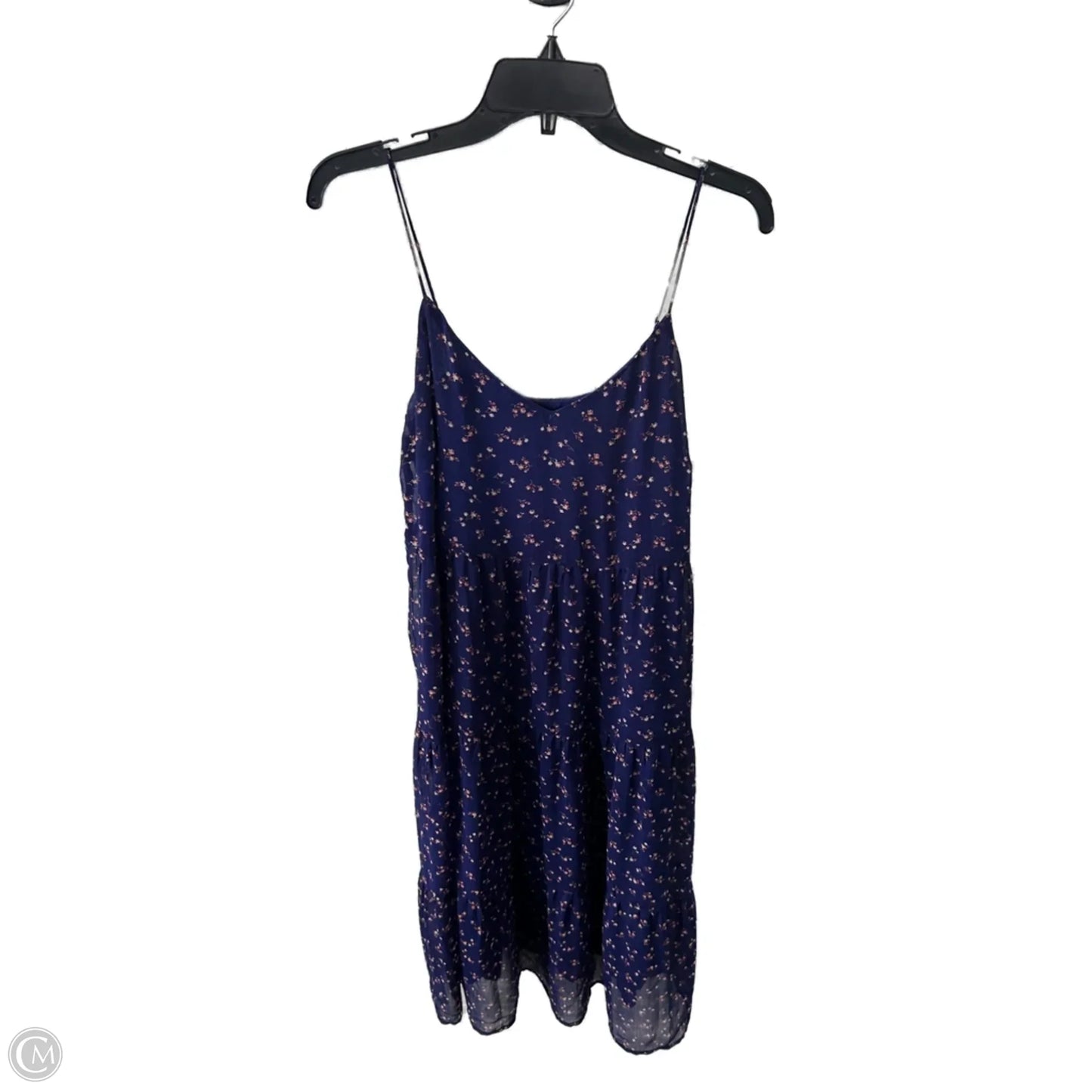 Dress Casual Midi By Halogen In Blue & Brown, Size: S