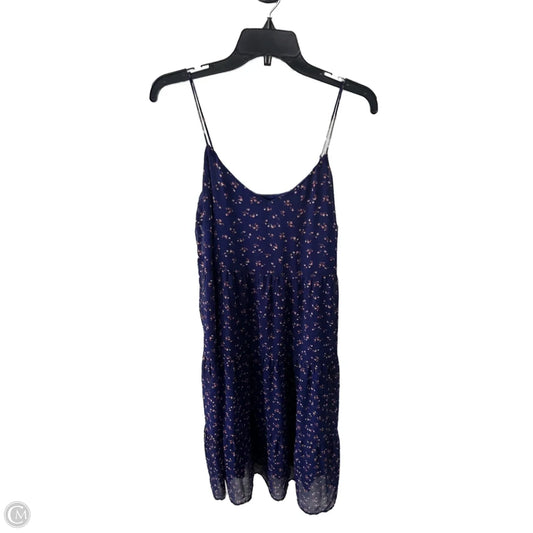 Dress Casual Midi By Halogen In Blue & Brown, Size: S