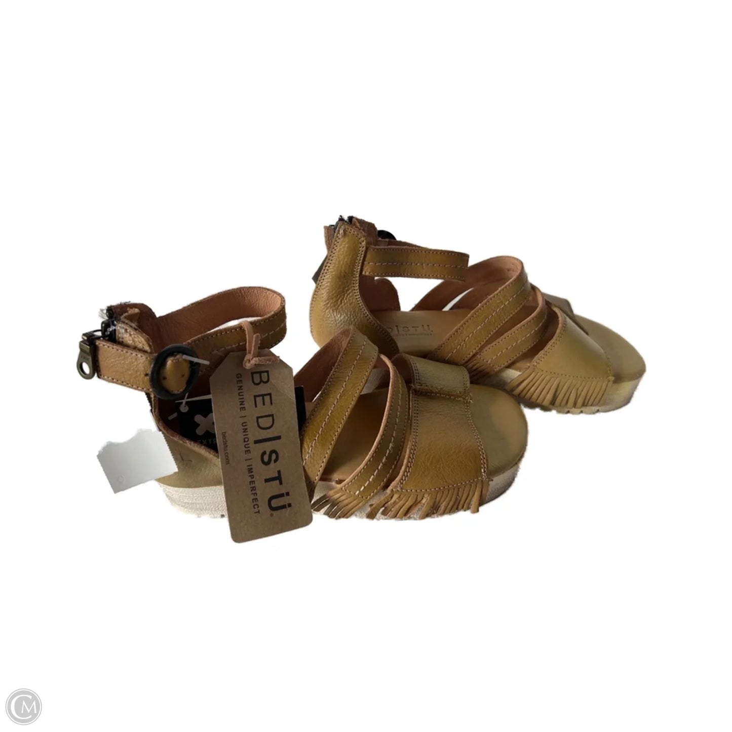 Sandals Flats By Bed Stu In Yellow, Size: 7