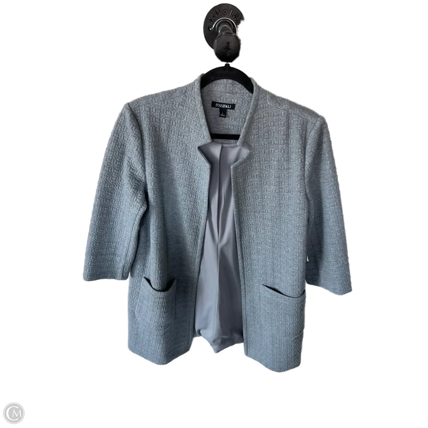 Blazer By Roz And Ali In Grey, Size: L