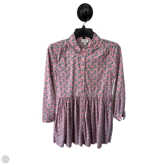 Dress Casual Midi By J. Crew In Pink, Size: Xs