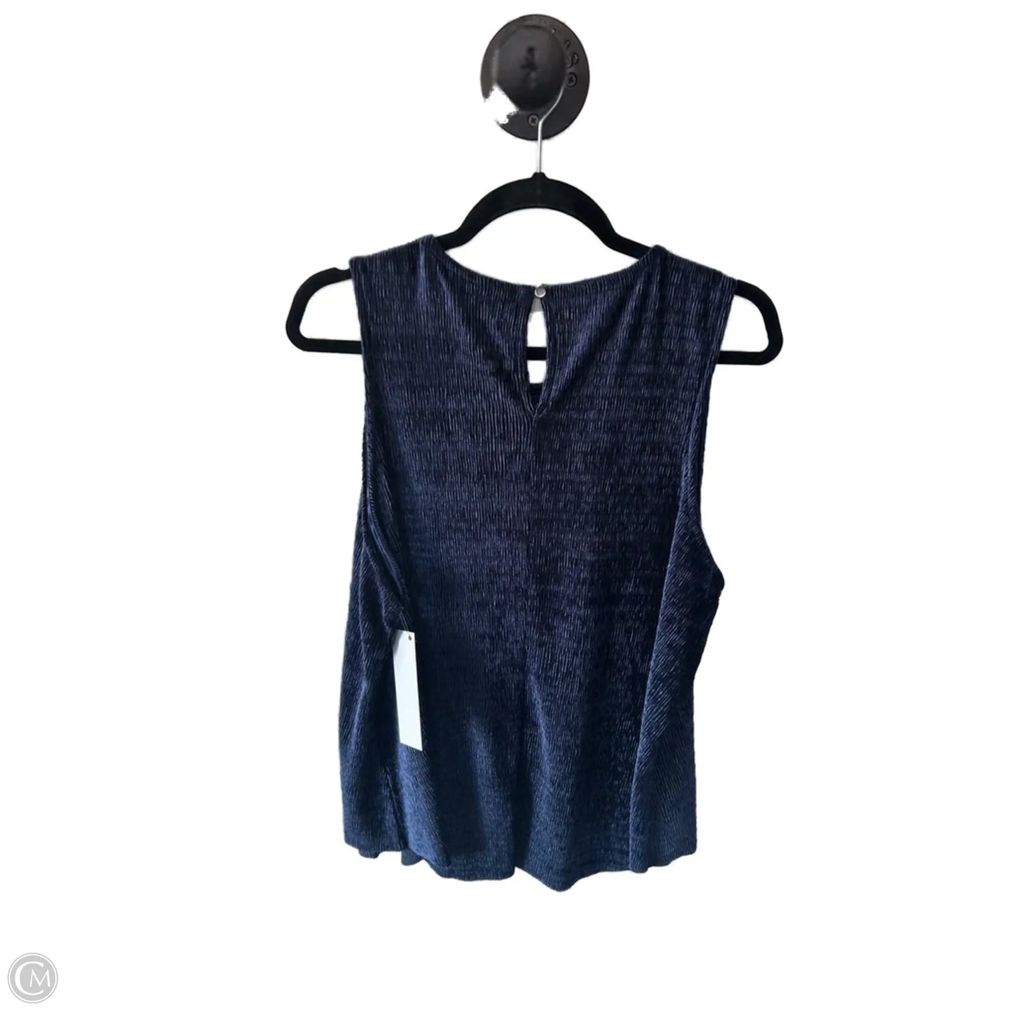 Top Sleeveless By Clothes Mentor In Blue, Size: Xl