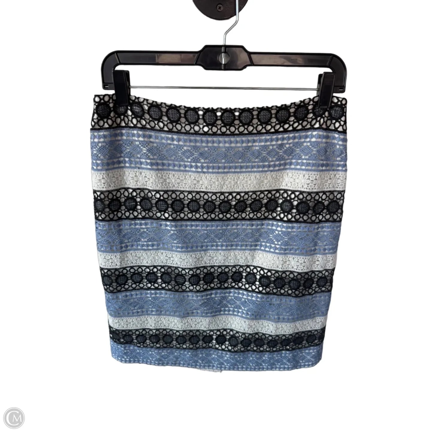 Skirt Mini & Short By Talbots In Blue & White, Size: 6p
