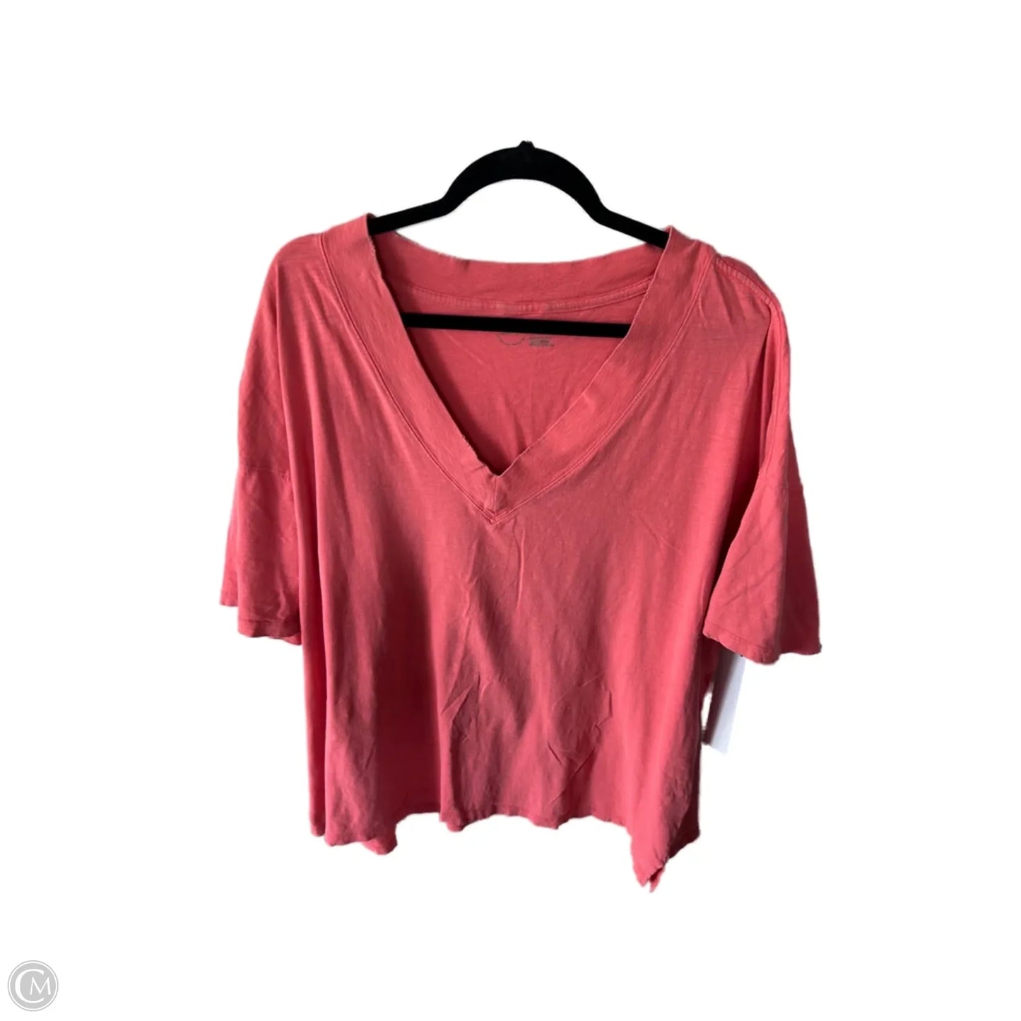 Top Short Sleeve By Aerie In Pink, Size: Xl