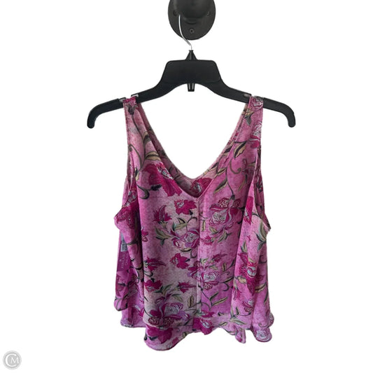 Top Sleeveless By Lane Bryant In Pink, Size: Xl