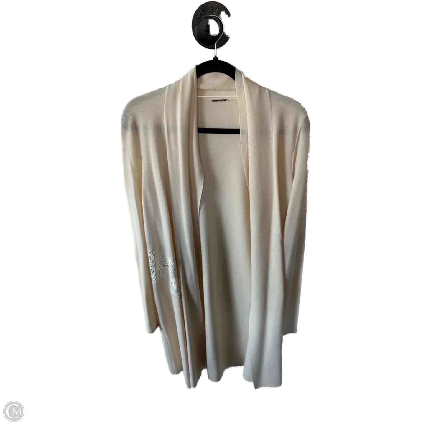 Sweater Cardigan By Elie Tahari In Cream, Size: S