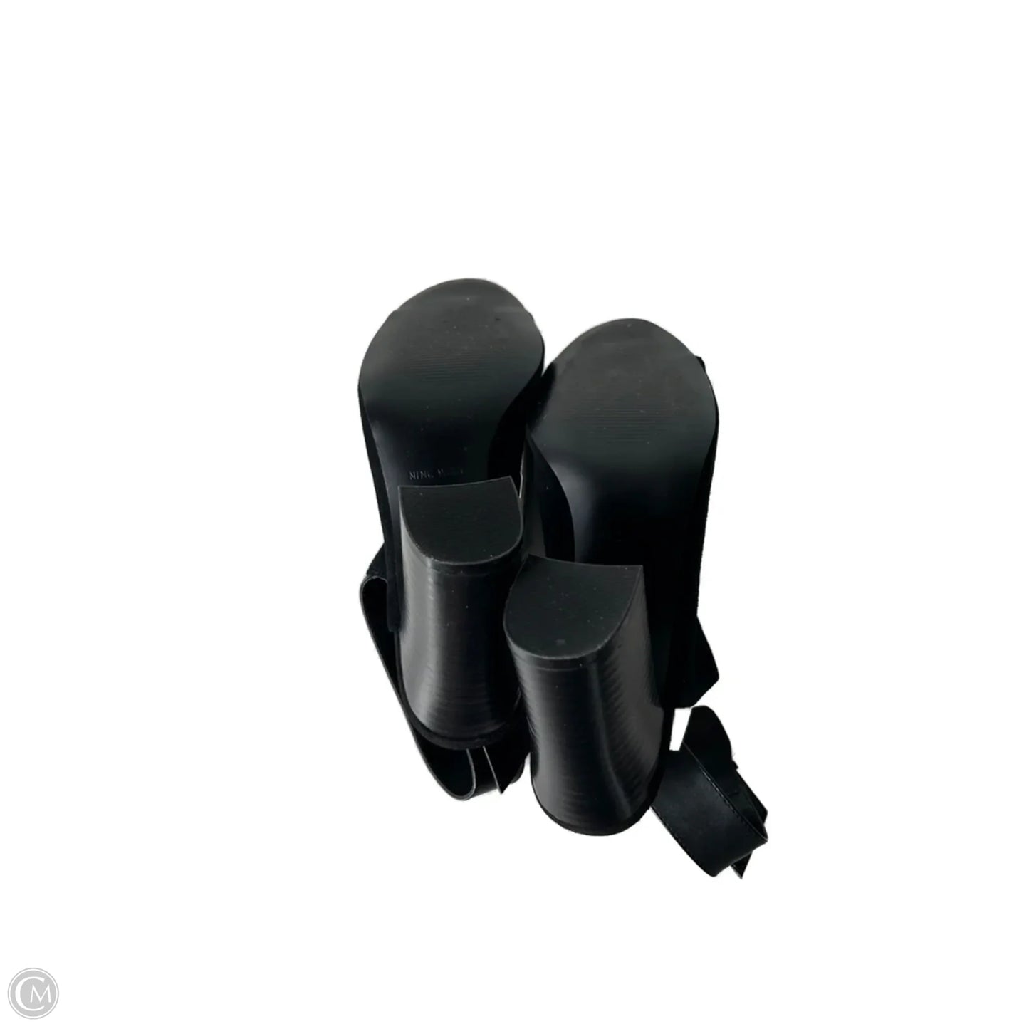 Shoes Heels Block By Nine West In Black, Size: 9