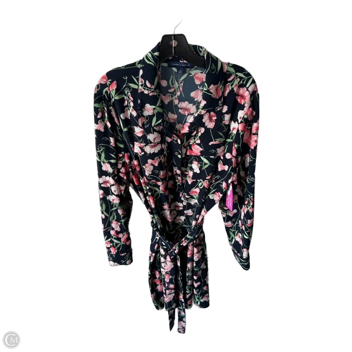 Dress Casual Short By Tommy Hilfiger In Blue & Pink, Size: Xl