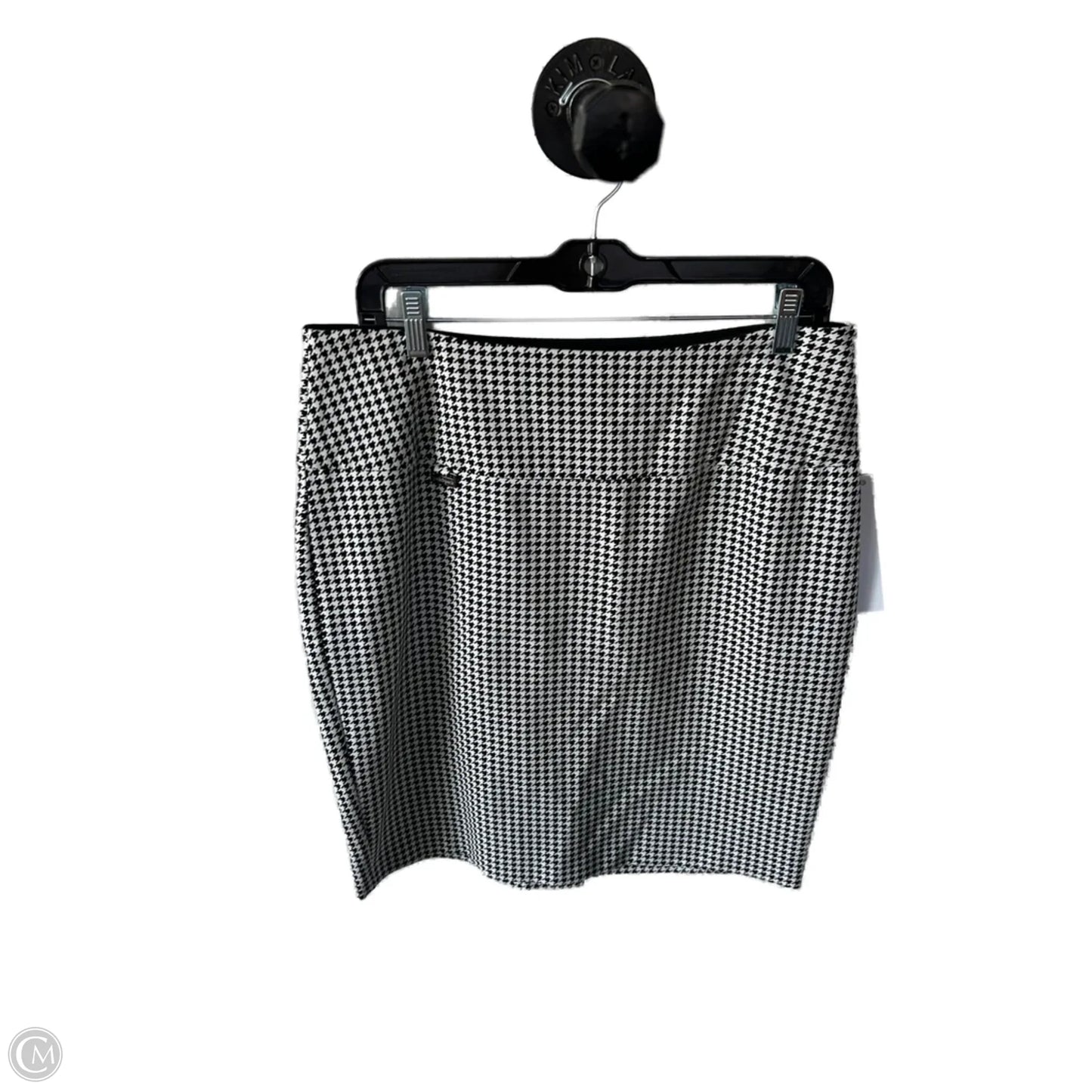 Skirt Midi By Peck And Peck In Black & White, Size: 12
