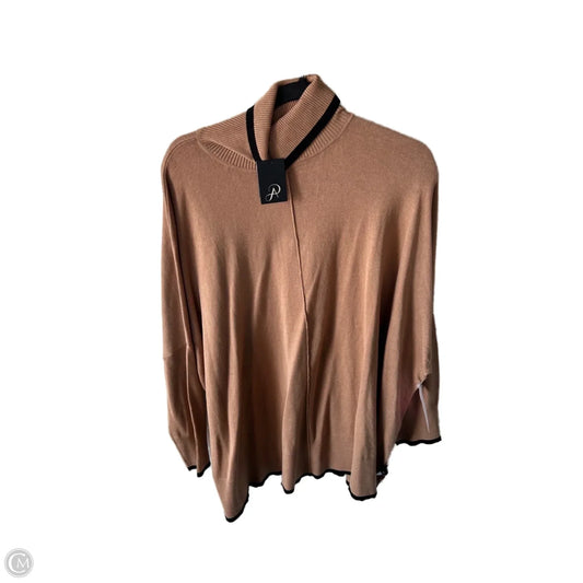 Sweater By Adrianna Papell In Tan, Size: Xl