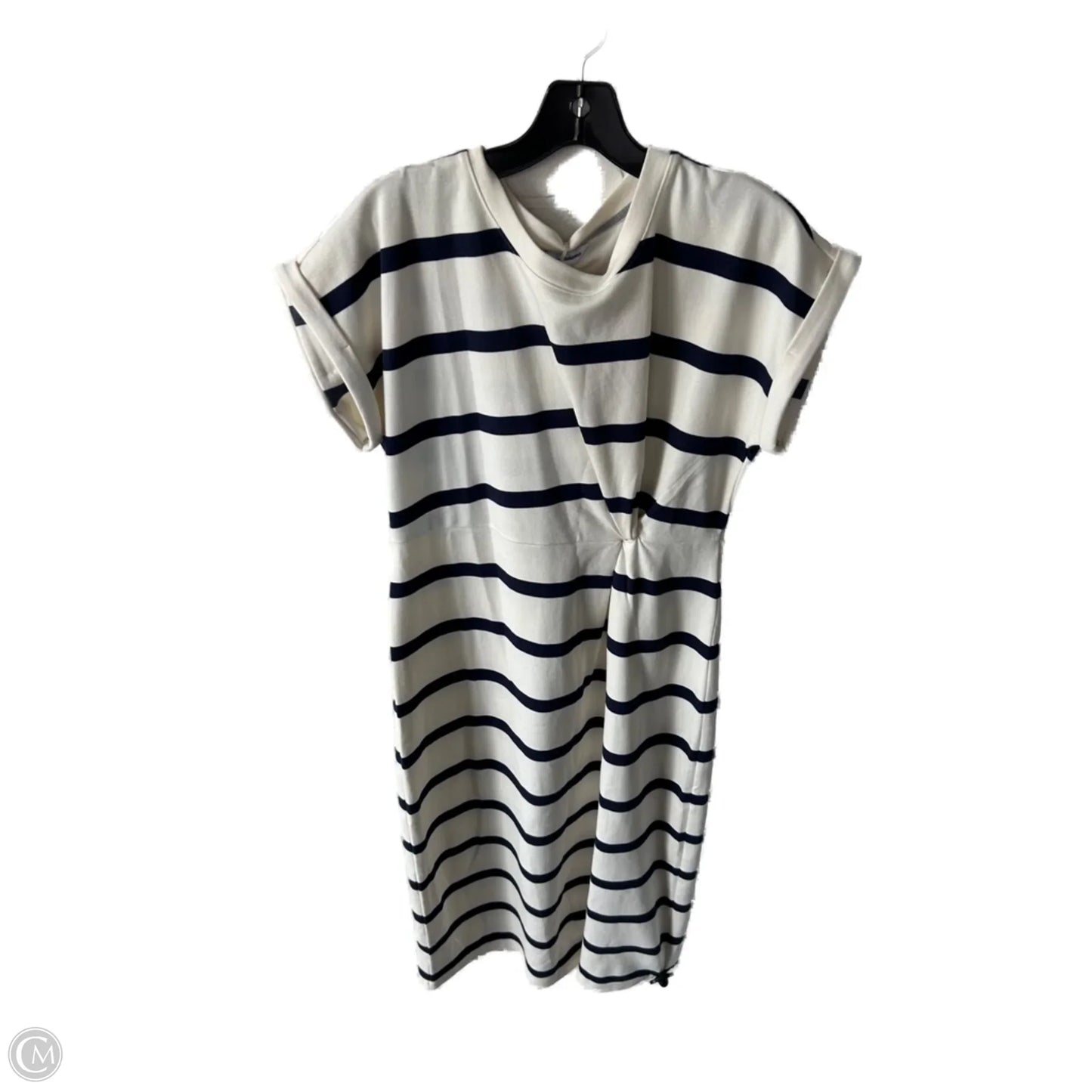 Dress Casual Midi By Tommy Bahama In Blue & Cream, Size: S