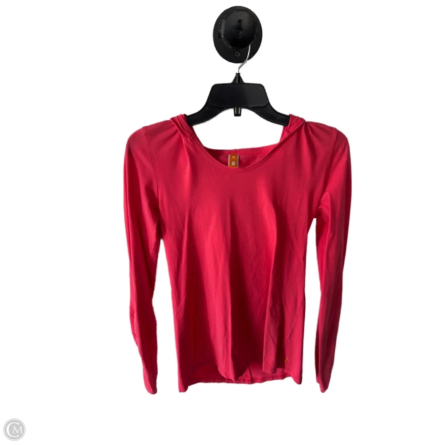 Athletic Top Long Sleeve Hoodie By Lucy In Orange, Size: Xs