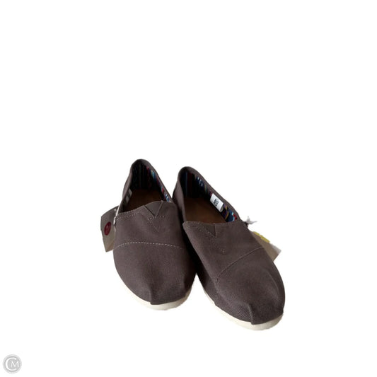 Shoes Flats By Toms In Brown, Size: 9