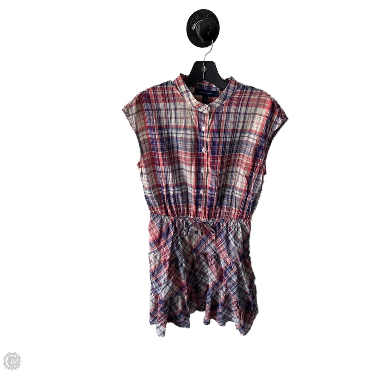 Dress Casual Short By Tommy Hilfiger In Blue & Red, Size: S