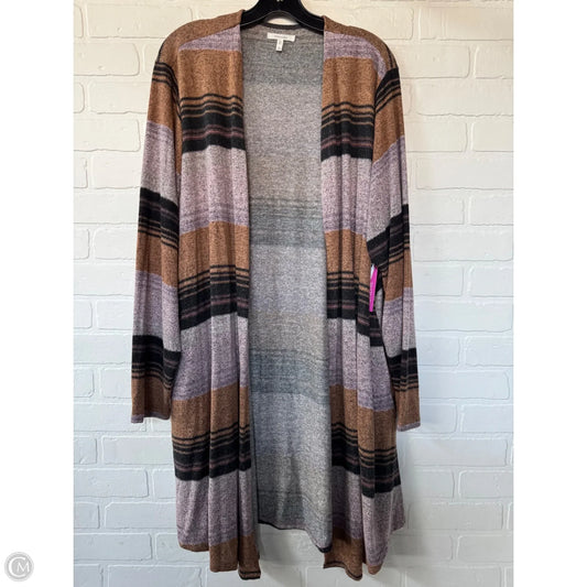 Cardigan By Maurices In Black & Pink, Size: 2x