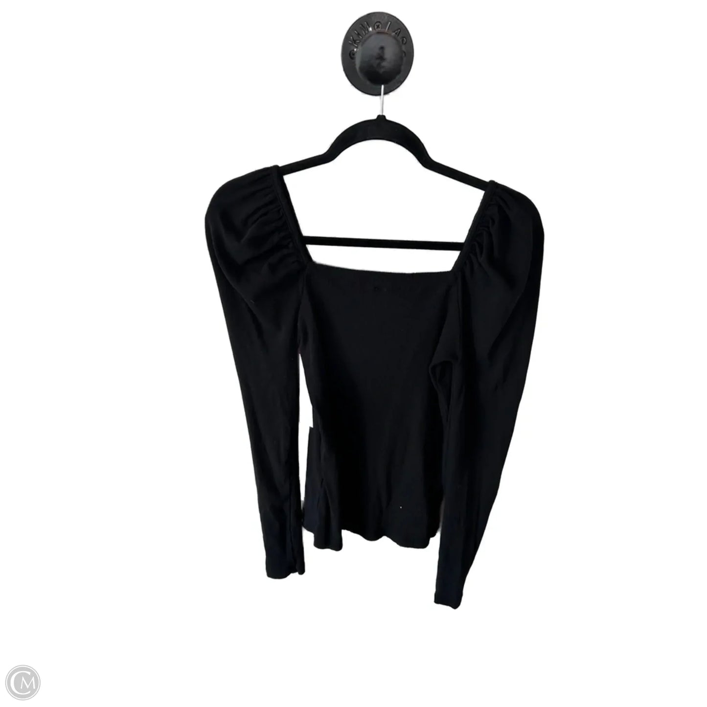 Top Long Sleeve By Bobi In Black, Size: Xs