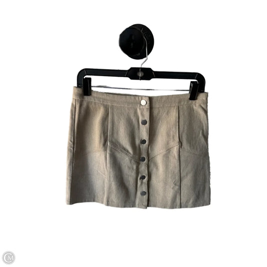 Skirt Mini & Short By She + Sky In Tan, Size: 8