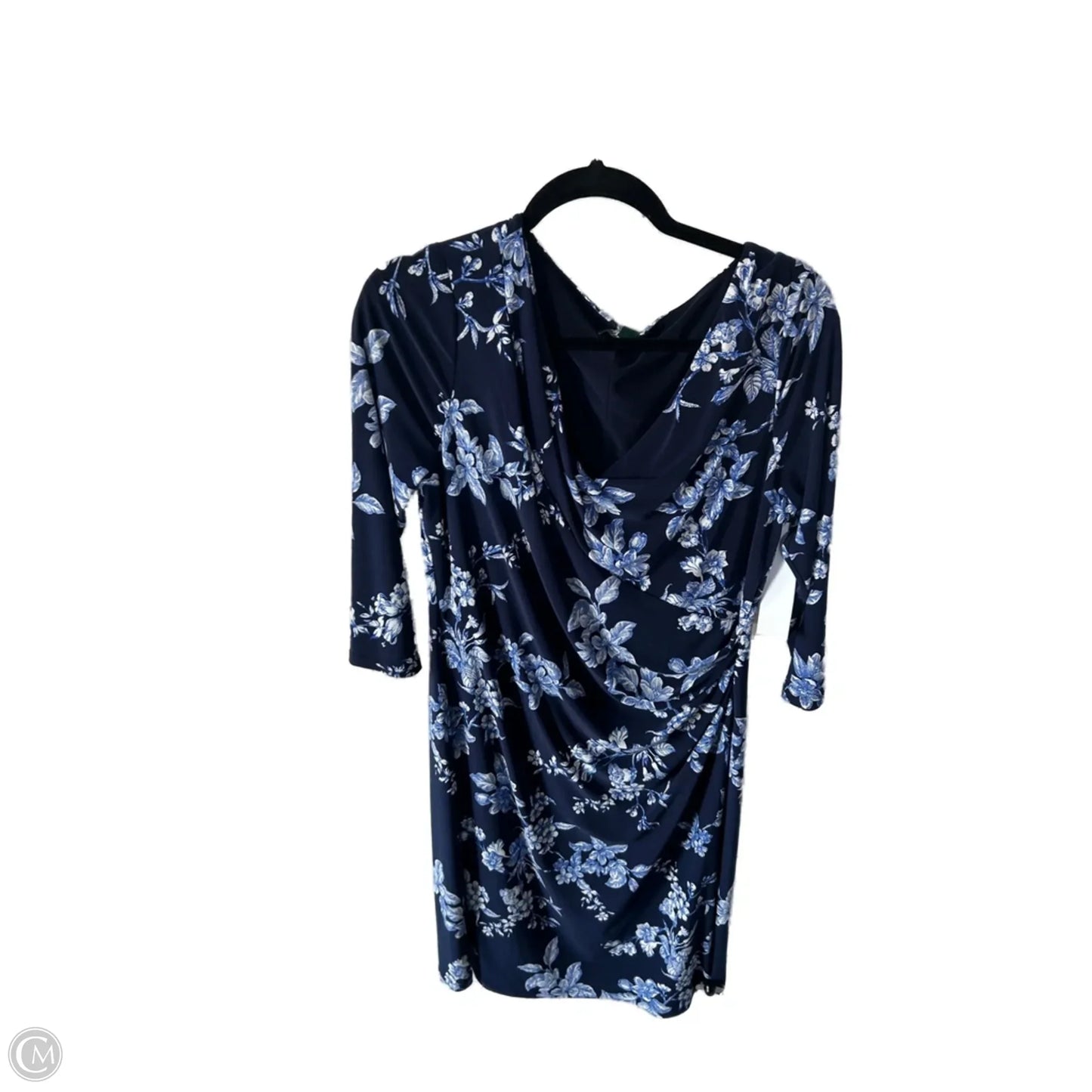 Dress Work By Lauren By Ralph Lauren In Blue, Size: 14