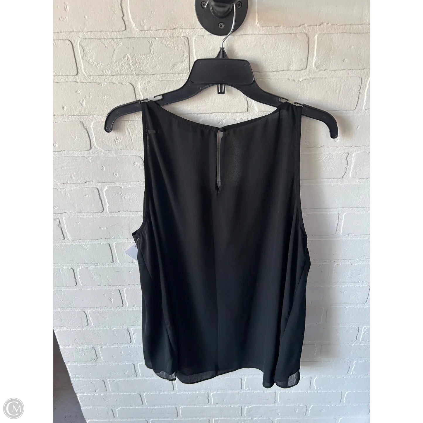 Top Sleeveless By New York And Co In Black, Size: Xl