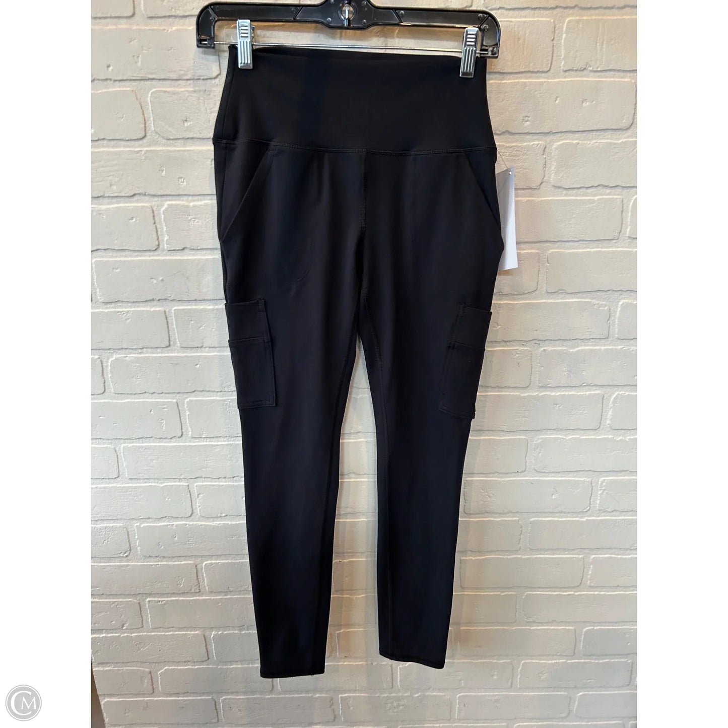 Athletic Leggings By Spyder In Black, Size: 4