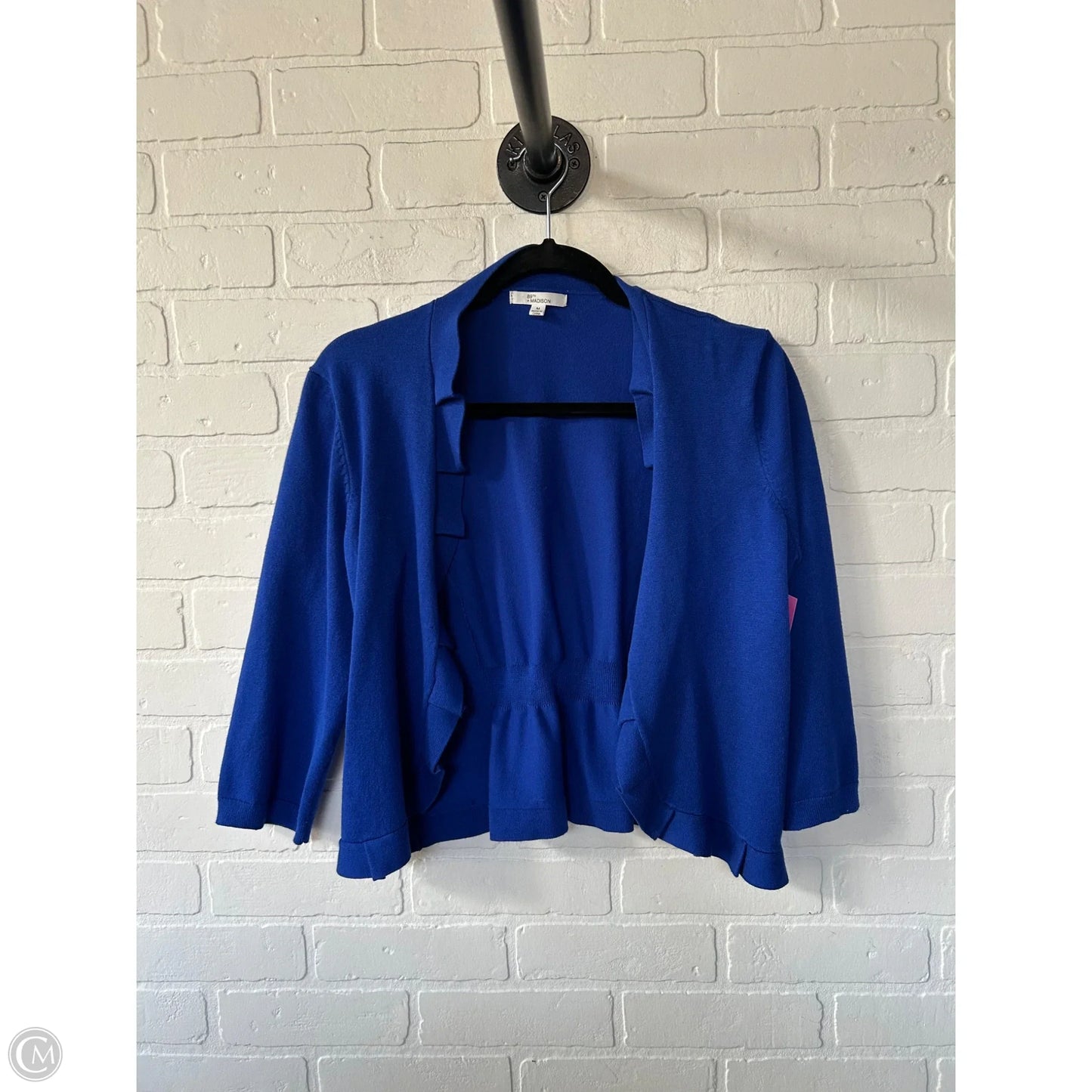 Sweater Cardigan By 89th And Madison In Blue, Size: M