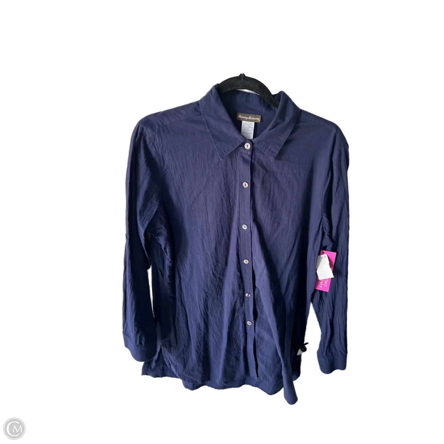 Tunic Long Sleeve By Tommy Bahama In Blue, Size: L