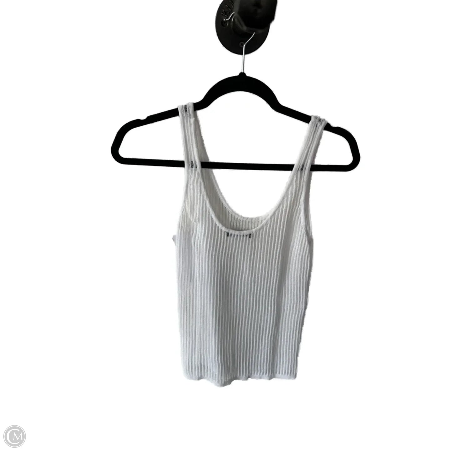 Tank Top By Zara In White, Size: M