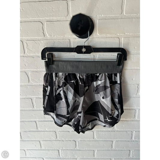 Athletic Shorts By Gym Shark In Black & Grey, Size: 0