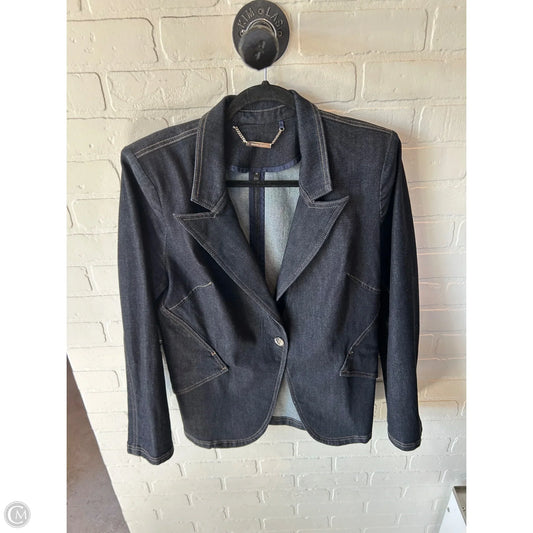 Blazer By White House Black Market In Blue Denim, Size: 1x