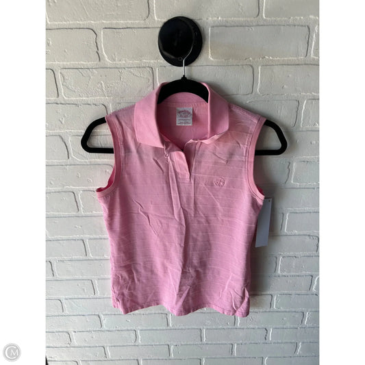 Top Sleeveless By Brooks Brothers In Pink, Size: Xs