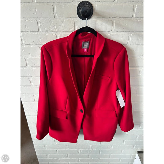 Blazer By Vince Camuto In Red, Size: 1x