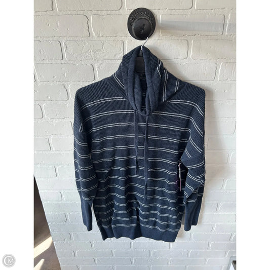 Sweater By Prana In Blue & White, Size: M