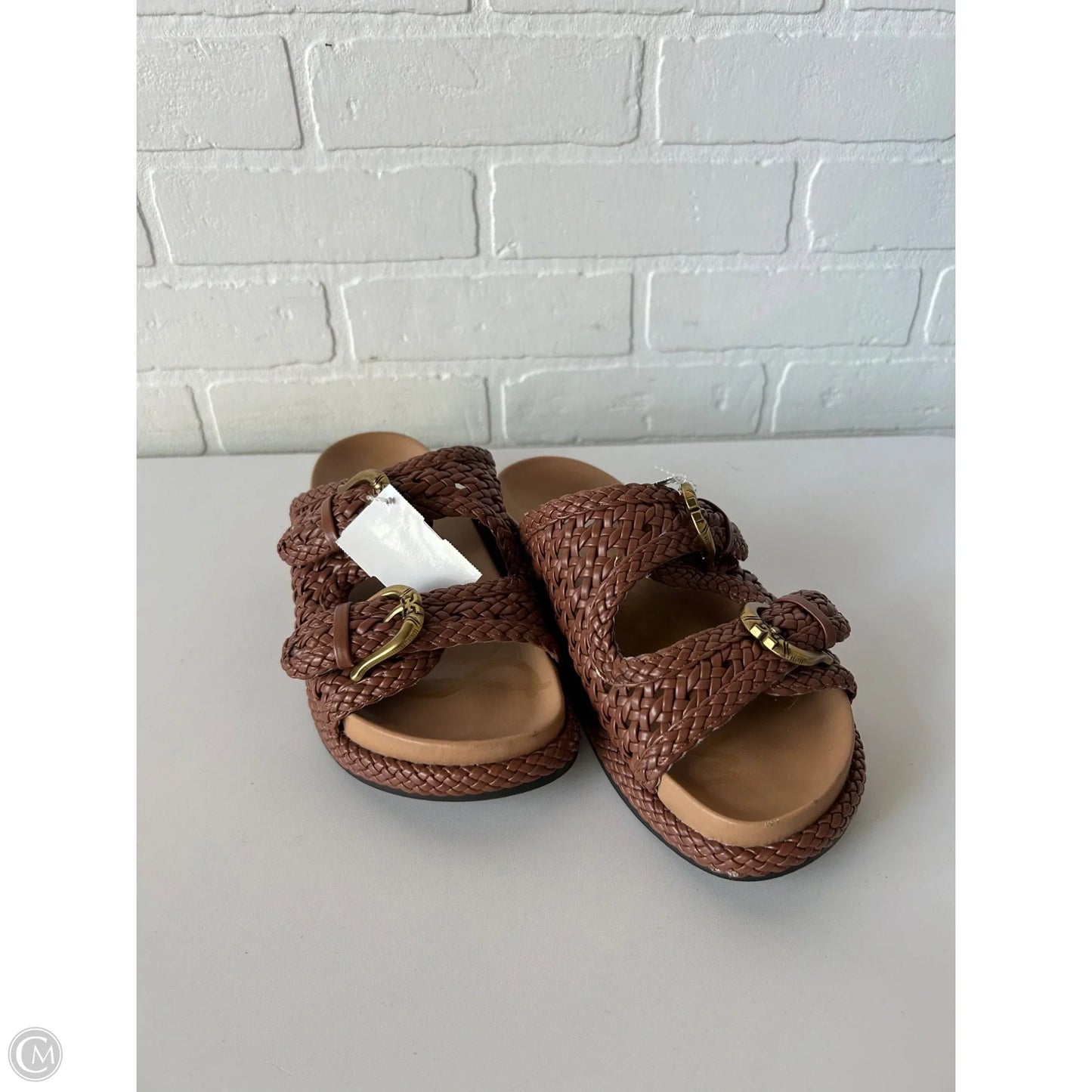 Sandals Flats By Sam Edelman In Brown, Size: 7.5