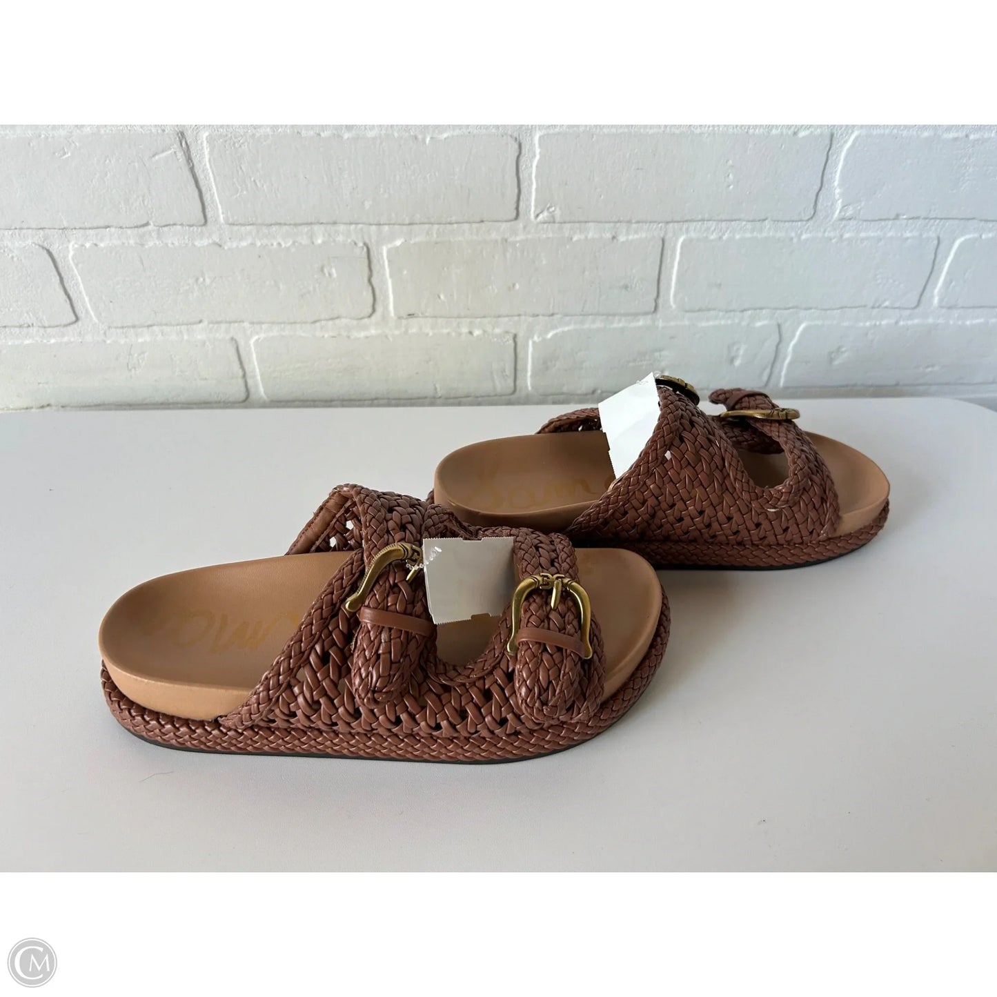 Sandals Flats By Sam Edelman In Brown, Size: 7.5