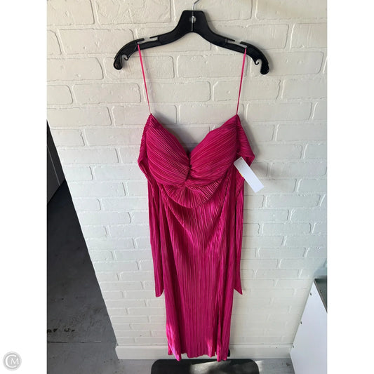 Dress Party Long By Fashion Nova In Pink, Size: 1x