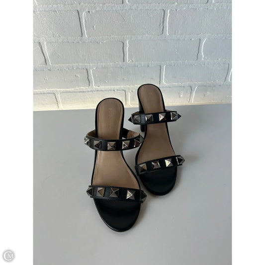 Sandals Heels Block By Bcbgeneration In Black, Size: 8.5