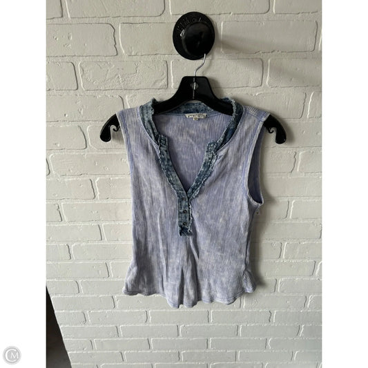 Top Sleeveless By Mystree In Blue, Size: S