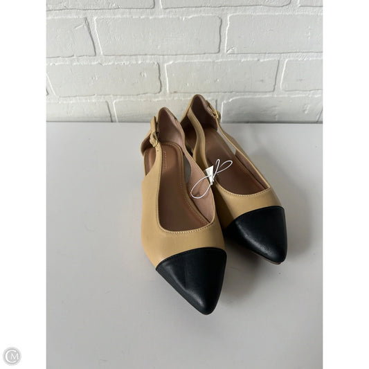 Shoes Flats By Old Navy In Black & Tan, Size: 10