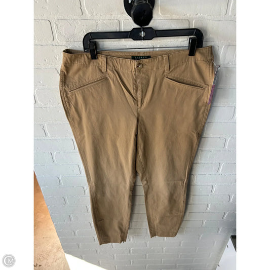Pants Chinos & Khakis By Lauren By Ralph Lauren In Tan, Size: 14