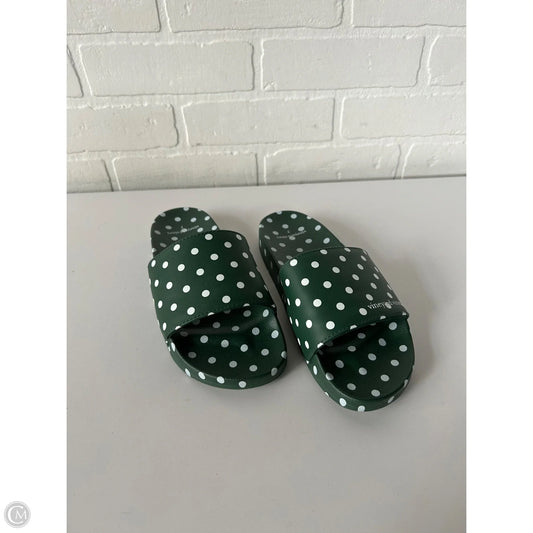 Sandals Flats By Vineyard Vines In Green & White, Size: 7