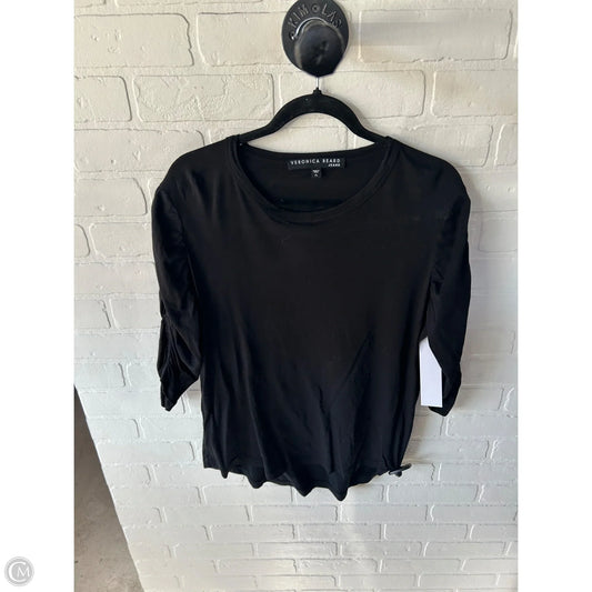 Top Long Sleeve By Veronica Beard In Black, Size: Xl