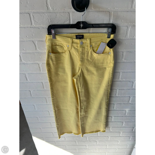 Jeans Cropped By Not Your Daughters Jeans In Yellow Denim, Size: 0