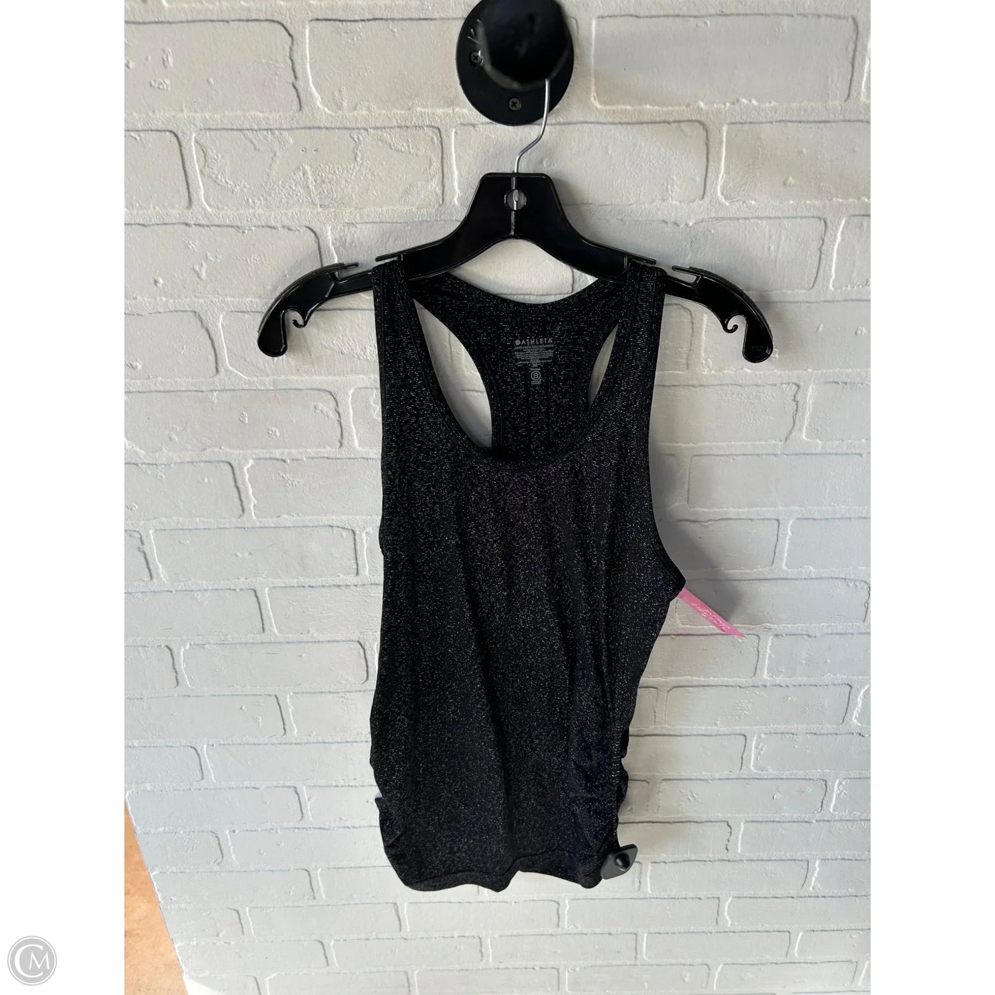 Athletic Tank Top By Athleta In Black & Blue, Size: M